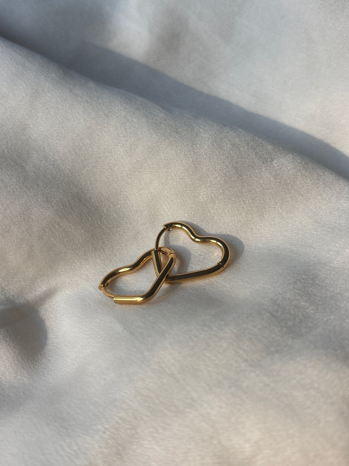 Open Heart Ohrringe | 18k vergoldet