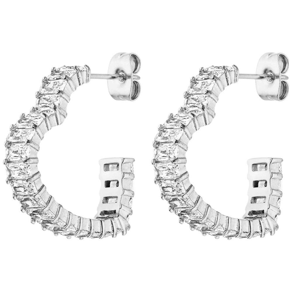 Luxury Heart Creolen | 18K vergoldet