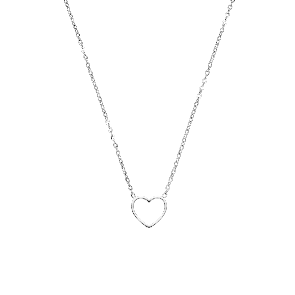Open Heart Halskette | 18K vergoldet