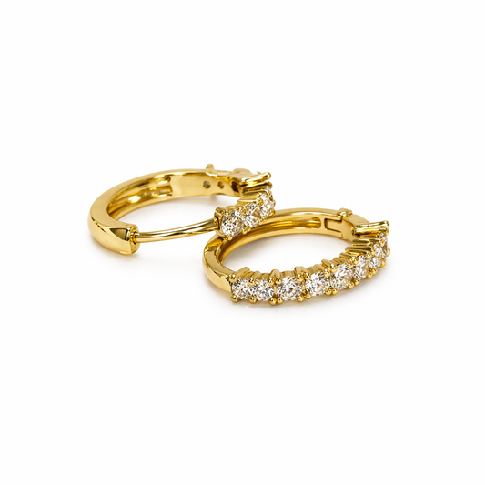 Lux Creolen | 18K vergoldet